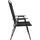 VCM Gartenstuhl 61 x 56 x 105 cm schwarz klappbar 2er Set 917599