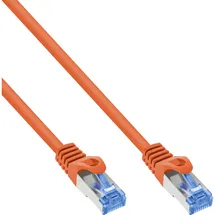 InLine Patchkabel, Cat.6A, S/FTP, TPE (LSZH), CCA, orange, 5m