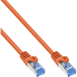 InLine Patchkabel, Cat.6A, S/FTP, TPE (LSZH), CCA, orange, 5m