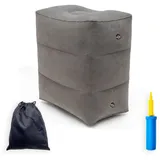 Intirilife Fußstütze 46 x 28 cm Grau