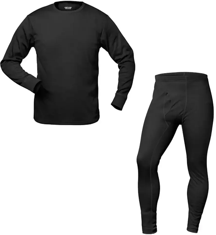 Funktionsunterwäsche-Set "NARWAL" - 4XL - schwarz