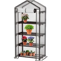 Kesser KESSER® Premium Foliengewächshaus Gewächshaus mit 4 Etagen -