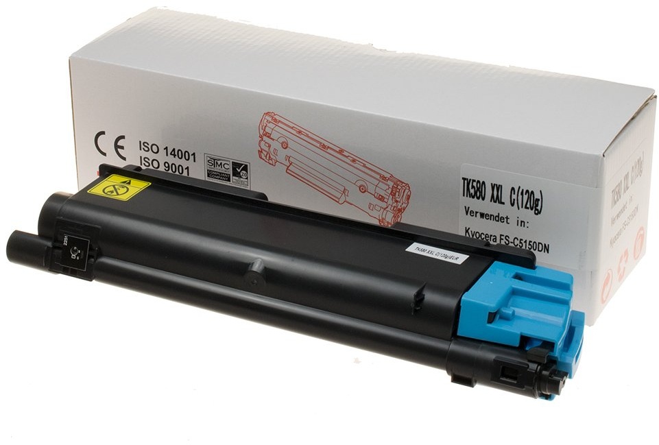 XL Toner kompatibel zu Kyocera TK-580C/ 1T02KTCNL0