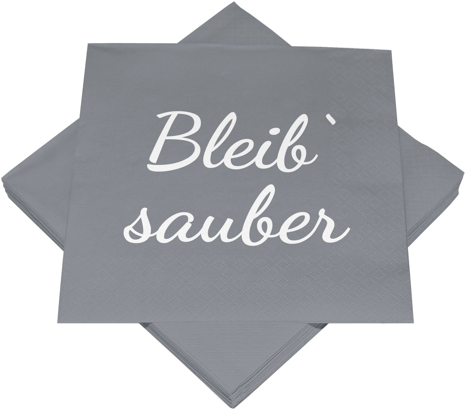 Servietten BLEIB SAUBER (BT 33x33 cm)