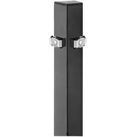 GAH Alberts Zaunpfosten 6 x 6 x 260 cm Anthrazit/Metall