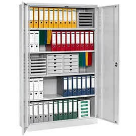 Gürkan Aktenschrank 120 x 42 x 195 cm grau