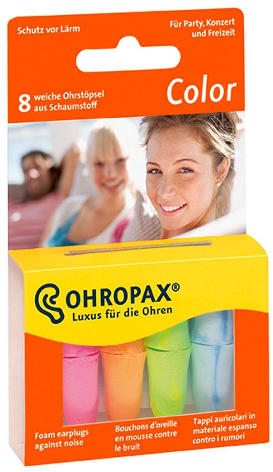 Ohropax® Color Ohrstöpsel 8 St 8 St Ohrstöpsel