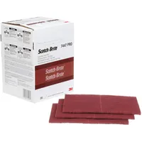 Scotch-Brite 3M Scotch-Brite 64926 Handpad 7447 PRO, Rot (20-er Pack)