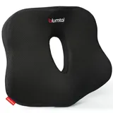 Blumtal Sitzkissen Ergonomisches 18 x 15 x 26 cm Schwarz
