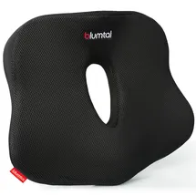 Blumtal Sitzkissen Ergonomisches 18 x 15 x 26 cm Schwarz