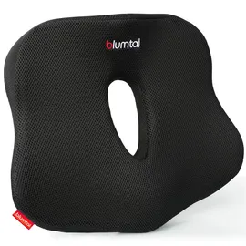 Blumtal Sitzkissen Ergonomisches 18 x 15 x 26 cm Schwarz