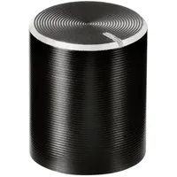 TRU Components TC-11613892 Drehknopf mit Knopfmarkierung Schwarz (Ø x