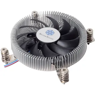 Silverstone SST-NT07-115X - Nitrogon Low Profile CPU-Kühler mit 80 mm-PWM-Lüfter für Intel-Sockel