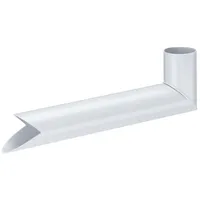 Inefa Wasserspeier Fallrohr, PVC DN 50 Weiß Ableitung von