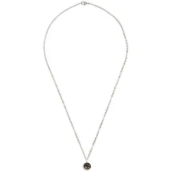 Gemshine Kette mit Anhänger BERGE Ketten   Grau Damen 