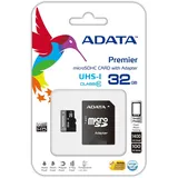 A-Data microSDHC Premier 32 GB Class 10 UHS-I + SD-Adapter