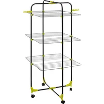 northio Modularer wäscheständer turm 30 m schwarz/grün