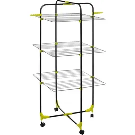 northio Modularer wäscheständer turm 30 m schwarz/grün
