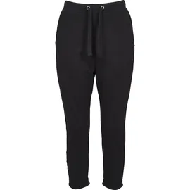 URBAN CLASSICS Open Edge Terry Turn Up Hosen Schwarz M