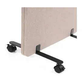 HJH Office Mobile Akustik Trennwand 2er Set Taupe