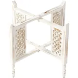 Marrakesch Orient & Mediterran Interior Klapptisch Untergestell Klappbar Hania Weiß 60cm
