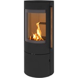 H&M Germany Kaminofen EVO 2.1 Stahl Schwarz Ofen Heizofen Holzofen Kamin 7kw