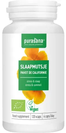 Purasana Kalifornischer Mohn Bio 120 Kapseln