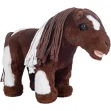 HKM Cuddle Pony Pinto, Braun/Weiß, One Size