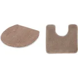 KLEINE WOLKE Badematte RELAX taupe 30 x 50 cm
