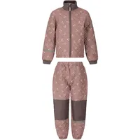 ZigZag Stockland Thermojacke + Thermohose Set Kinder Braun/Rosa 140