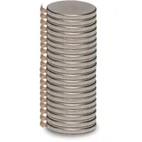 Maul Neodym-Magnet selbstklebend, Ø 10x1 mm, 0,5 kg, 20 St.