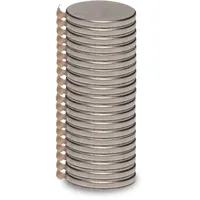 Maul Neodym-Magnet selbstklebend, Ø 10x1 mm, 0,5 kg, 20 St.