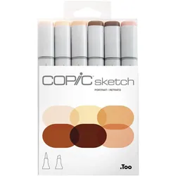 COPIC Marker sketch, 6er Set 