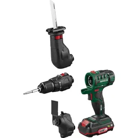 Parkside Akku-Kombigerät 3in1 Starterset PKGA 20-Li C2 mit Akku und Ladegerät