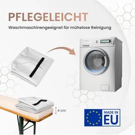 TexDeko Bankauflage 220 x 25 x 4 cm weiß 1 St.