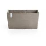 Ecopots Pflanztopf Paris Braungrau 80 cm x 38 cm x 40 cm