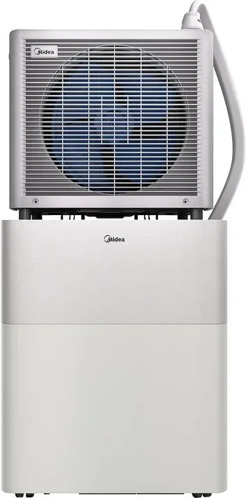 [€ 799 mit kostenlosem Versand] Midea PortaSplit-E 12K, tragbarer Mini-Split-Klimakühler, Moonlightgrau, 12.000 BTU, Energieeffizienzklasse A++, Heiz- & Kühlfunktionen, 45 kg, für Räume bis 105 m3, 39 dB(A)