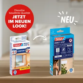 Tesa Fliegengitter Insect Stop Comfort 100 x 100 cm Weiß
