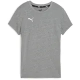 Puma teamGOAL Casuals Tee Wmn medium gray heather/puma white M