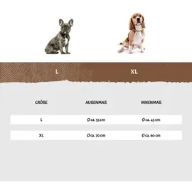 Knuffelwuff Hundehöhle Pumbaa Ø 70 cm braun