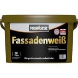 Primaster Fassadenweiß 10 L weiß