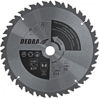 Dedra Dedra, Sägeblatt, Kreissäge 350x30mm 24z. mit HM-Einsätzen und Wegbegrenzer - HL35024