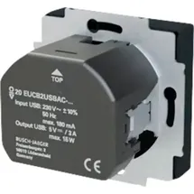 Busch-Jaeger SCHUKO Steckdose 20 EUCB2USBAC-885