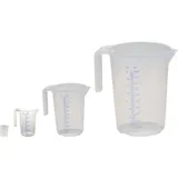 Hünersdorff Messkannenset PP transp.Griff offen