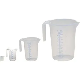 Hünersdorff Messkannenset PP transp.Griff offen