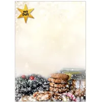 Sigel DP304 Briefpapier Weihnachten, Besonderheit mit weihnachtlichem Zimtduft, Winter
