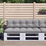 vidaXL Palettenkissen 2-tlg. grau