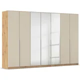 Rauch »Kleiderschrank Schrank Garderobe AGORDO mit Dekor- oder Hochglanzfront«, (in zwei Griff-Farben), durchdachte Innenausstattung, in 6 Breiten und 2 Höhen MADE IN GERMANY, braun
