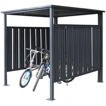 Westmann Fahrradgarage anthrazit 180x200x210cm Metall