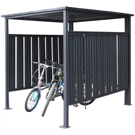 Westmann Fahrradgarage anthrazit 180x200x210cm Metall